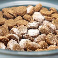 bowl of food with supplement powder topper